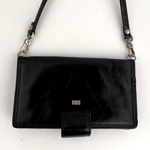 HOBO Bags New Hobo Apollo Black Purse Leather Crossbody Phone